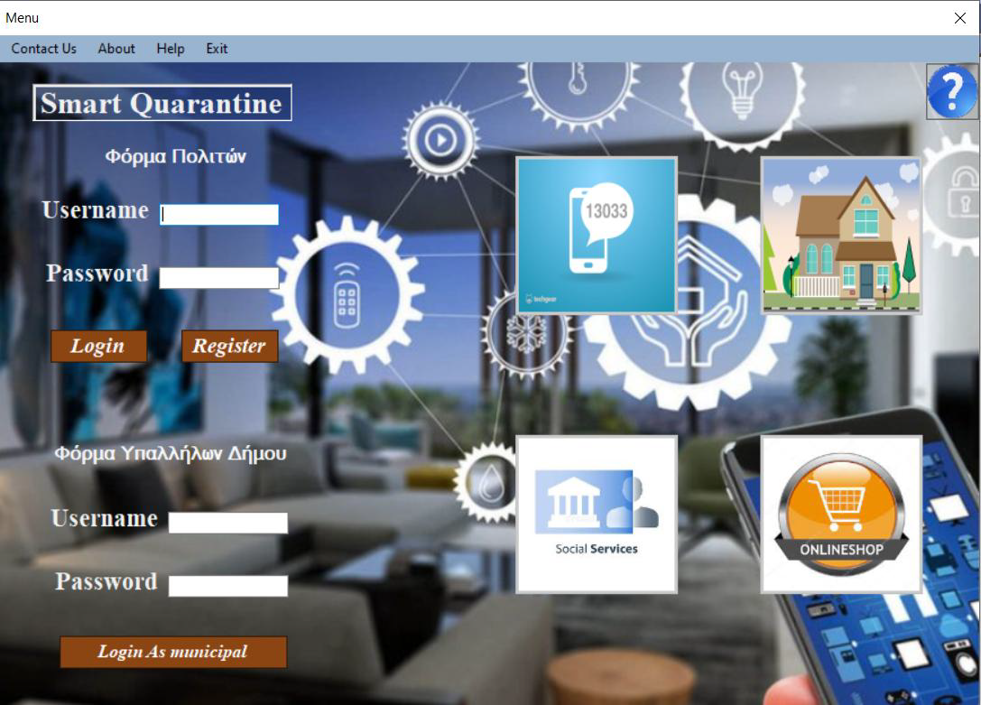 Smart Quarantine Interactive Application