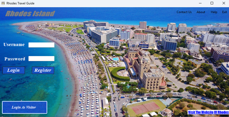 Tourist Guide Application